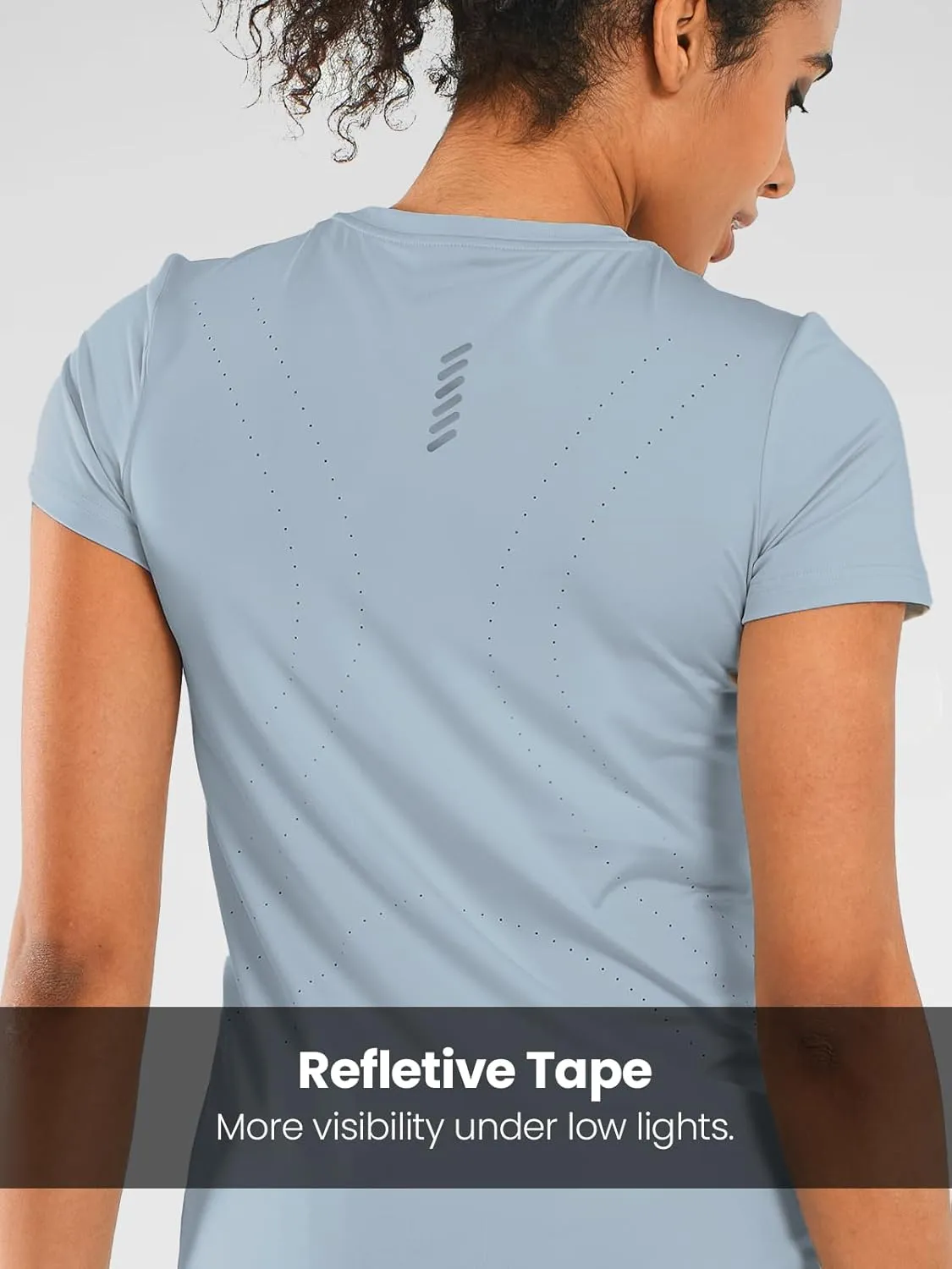 ALLZERO Feel Fit Workout Tops for Women Short Sleeve T-Shirts Breathable Athletic Tees for Yoga Running Gym Activewear