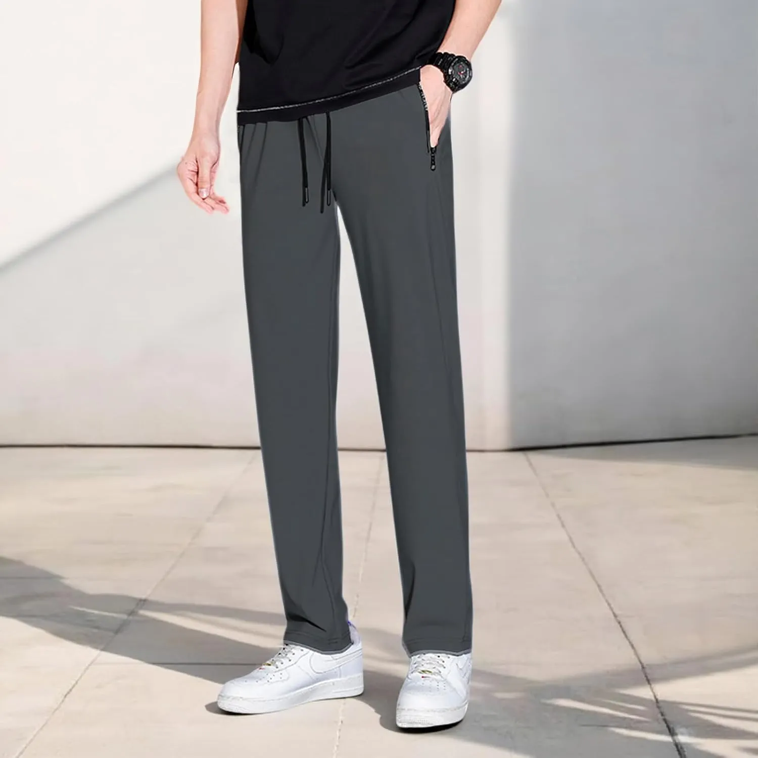 Beeswan Pants, StretchActive Summer Unisex Ultra Stretch Quick Drying Comfyfit Pants for Women Men (XXS-4XL)