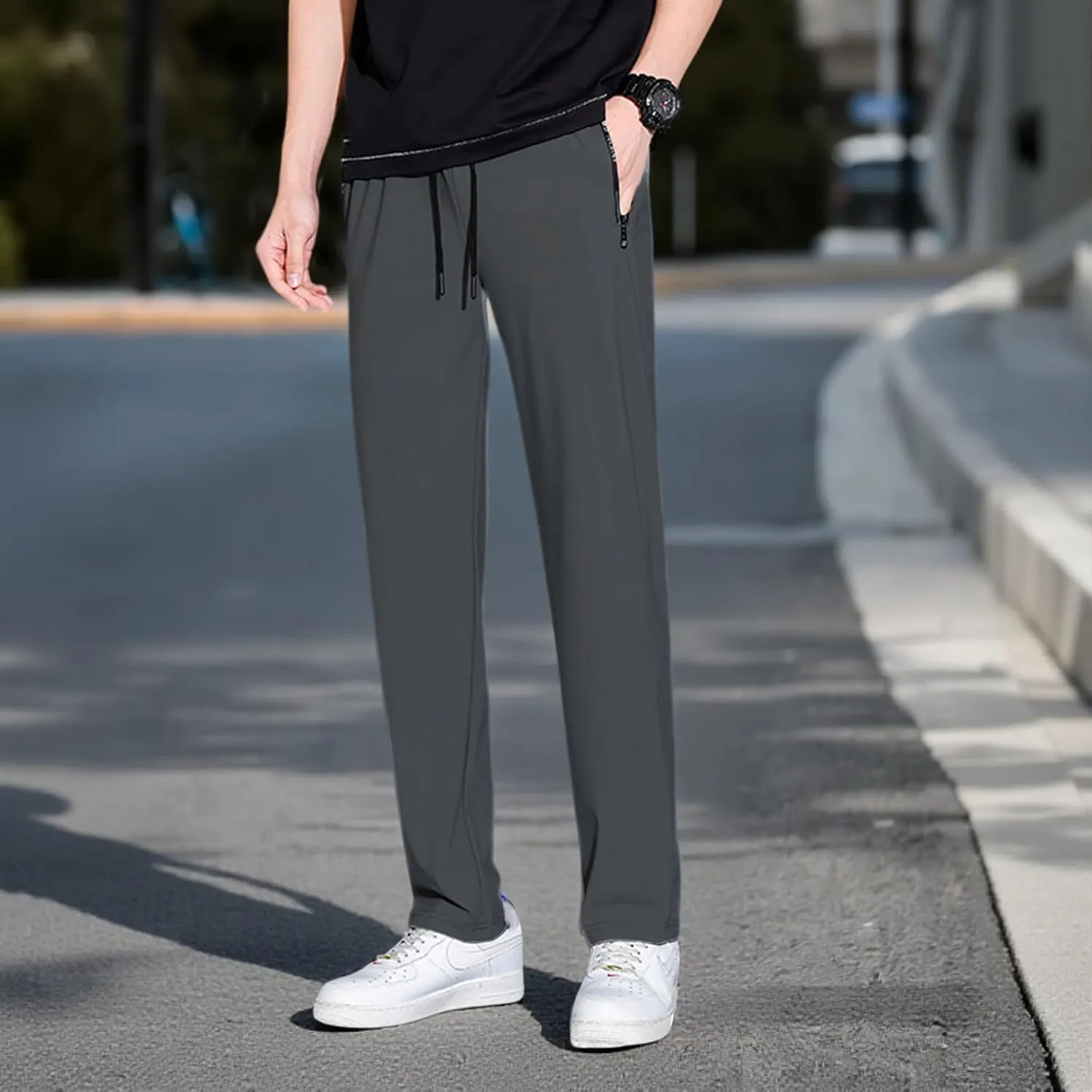 Beeswan Pants, StretchActive Summer Unisex Ultra Stretch Quick Drying Comfyfit Pants for Women Men (XXS-4XL)