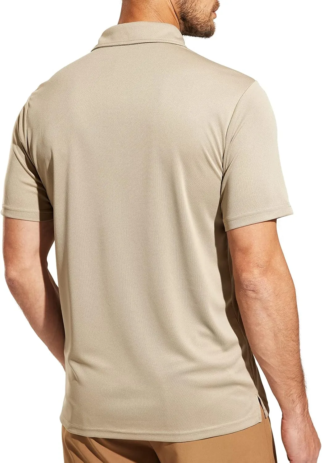 Haimont Polo Shirts for Men-Dry Fit Short Sleeve Collared Golf T-Shirts Business Casual Work Polos, Moisture Wicking