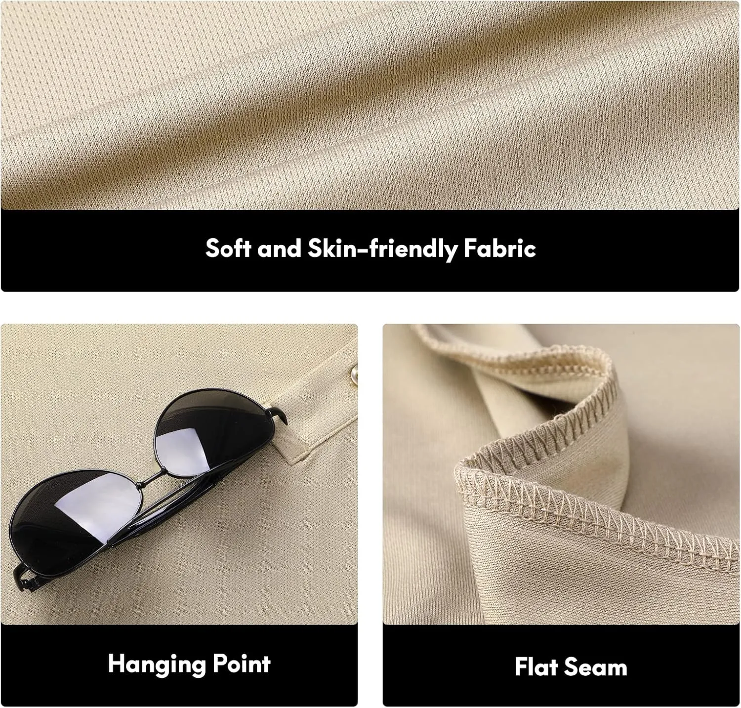 Haimont Polo Shirts for Men-Dry Fit Short Sleeve Collared Golf T-Shirts Business Casual Work Polos, Moisture Wicking