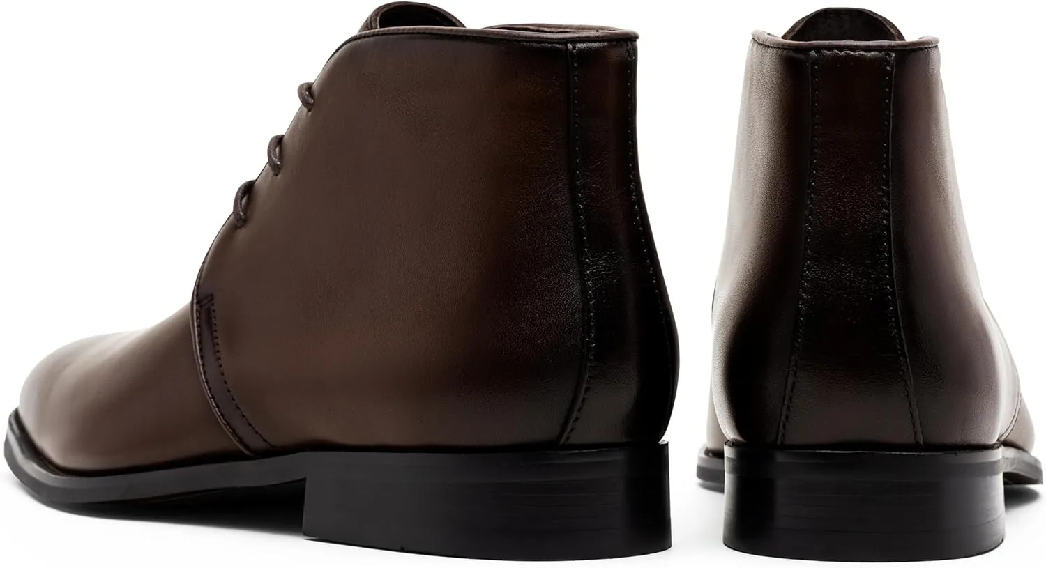 Jousen Leather Boots for Men Dress Classic Mens Boots Polish Retro Ankle Chukka Boots Mens