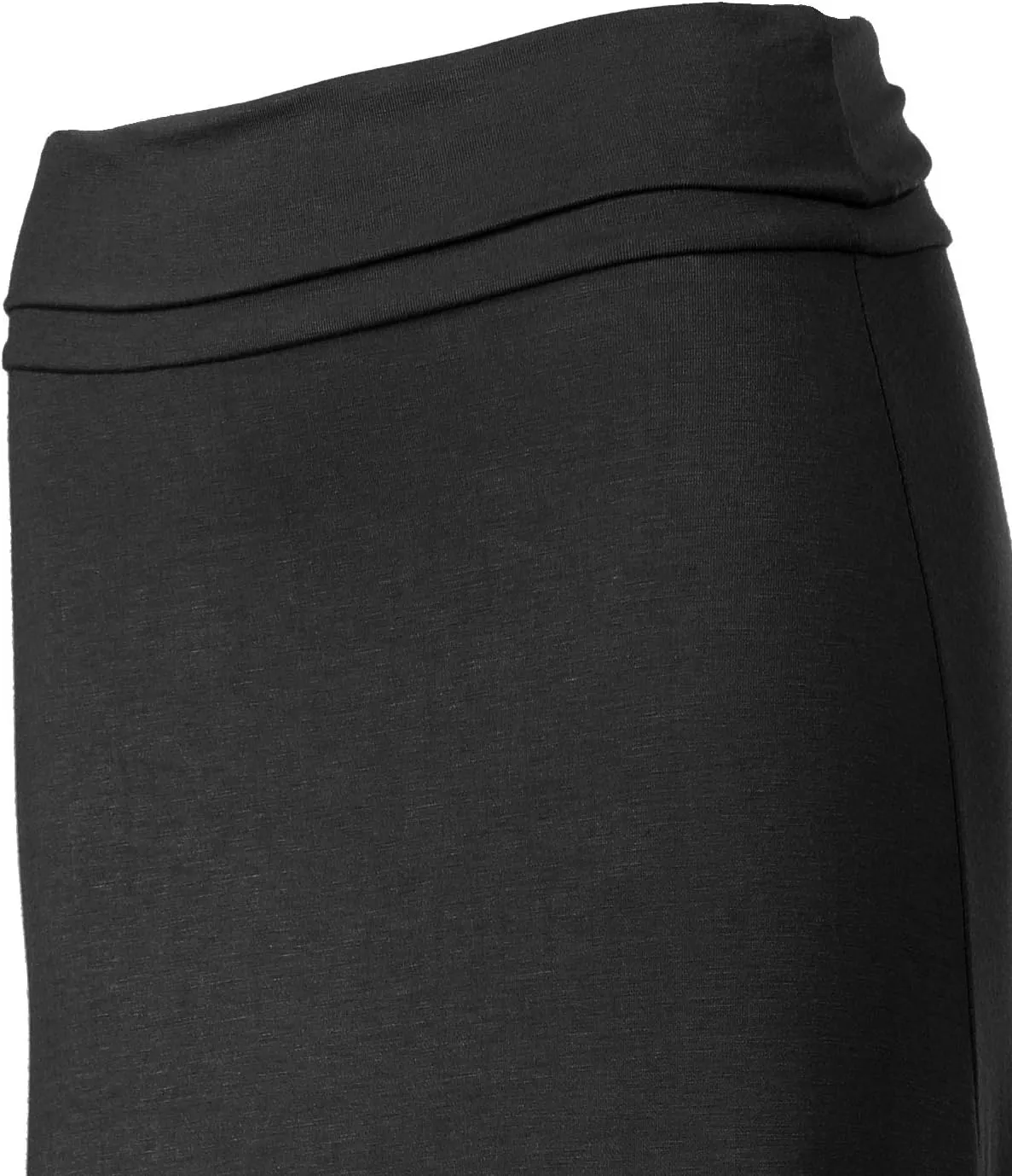 MixMatchy Women's Basic Foldable High Waist Regular and Plus Size Maxi Skirts