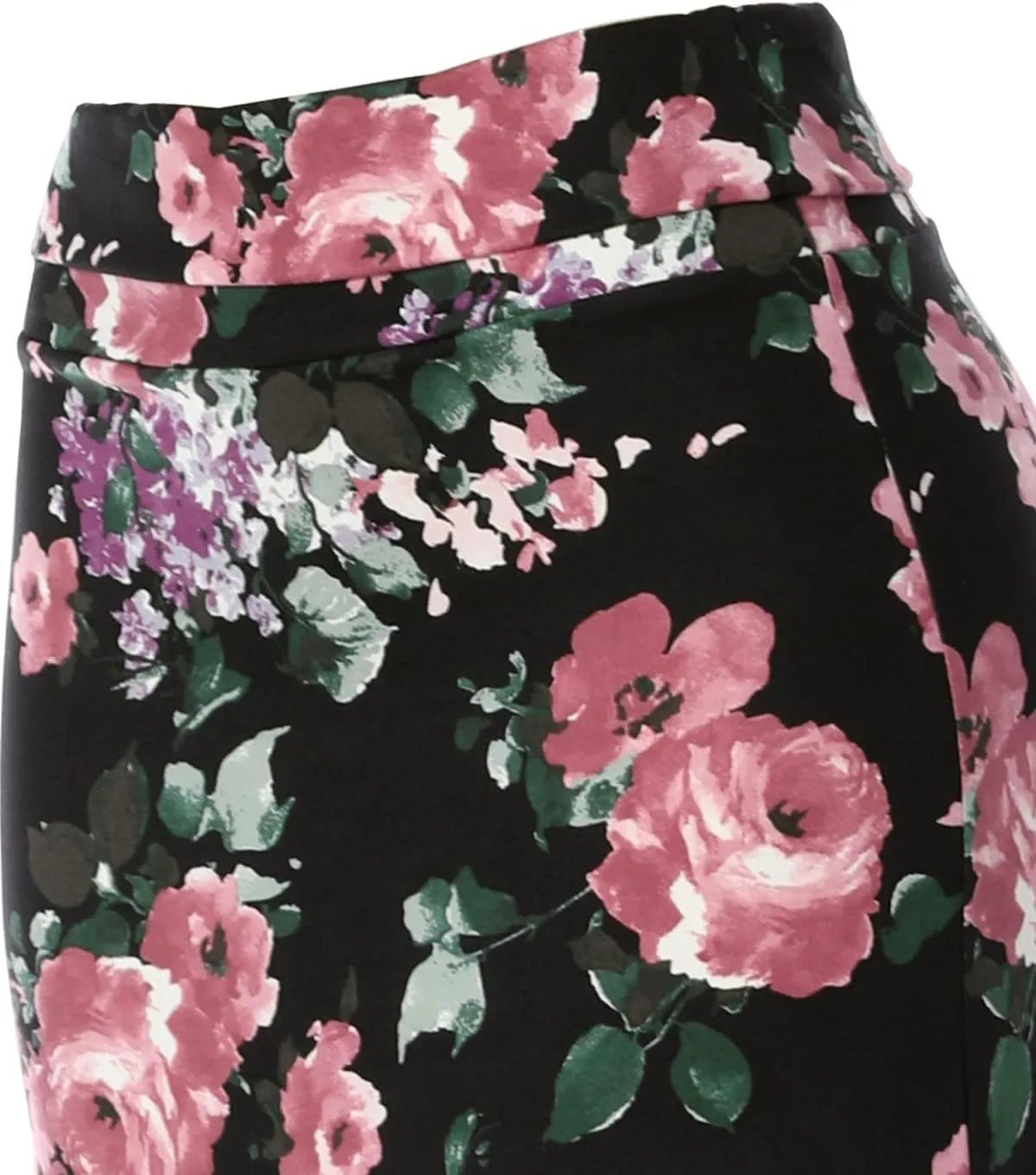 MixMatchy Women's Basic Foldable High Waist Regular and Plus Size Maxi Skirts