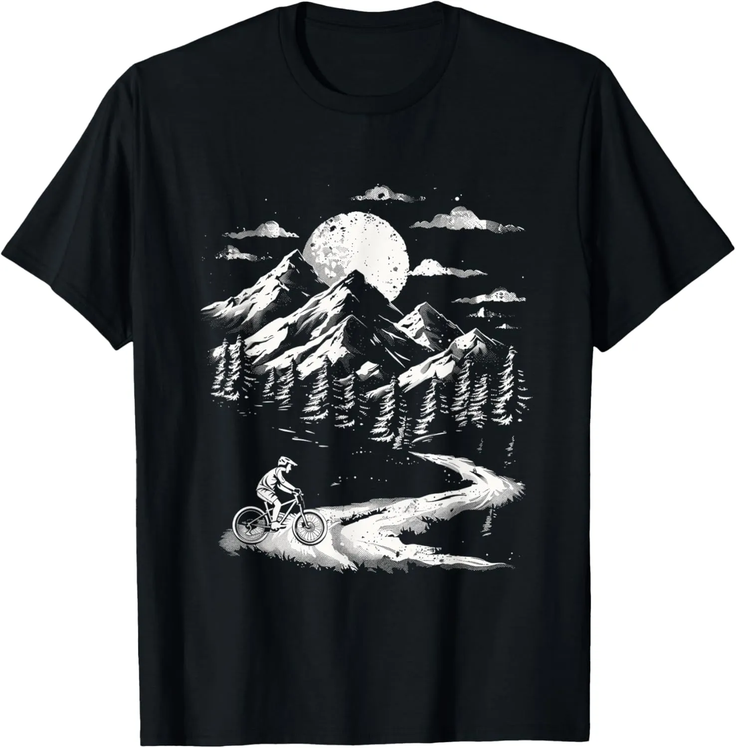 Mountain bike mountain landscape T-Shirt