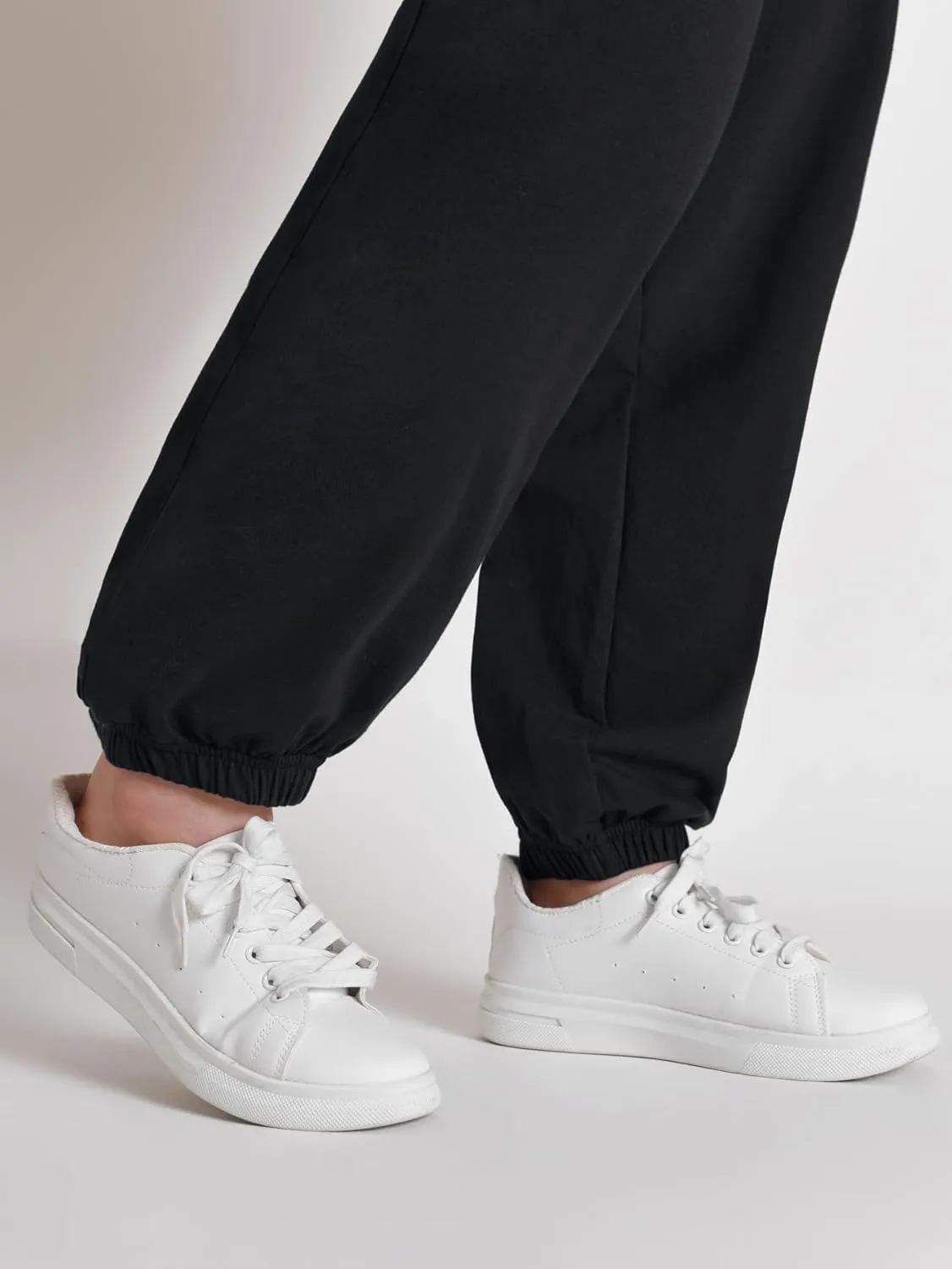 Weintee Women's Baggy Sweatpants Cinch Bottom Joggers with Pockets