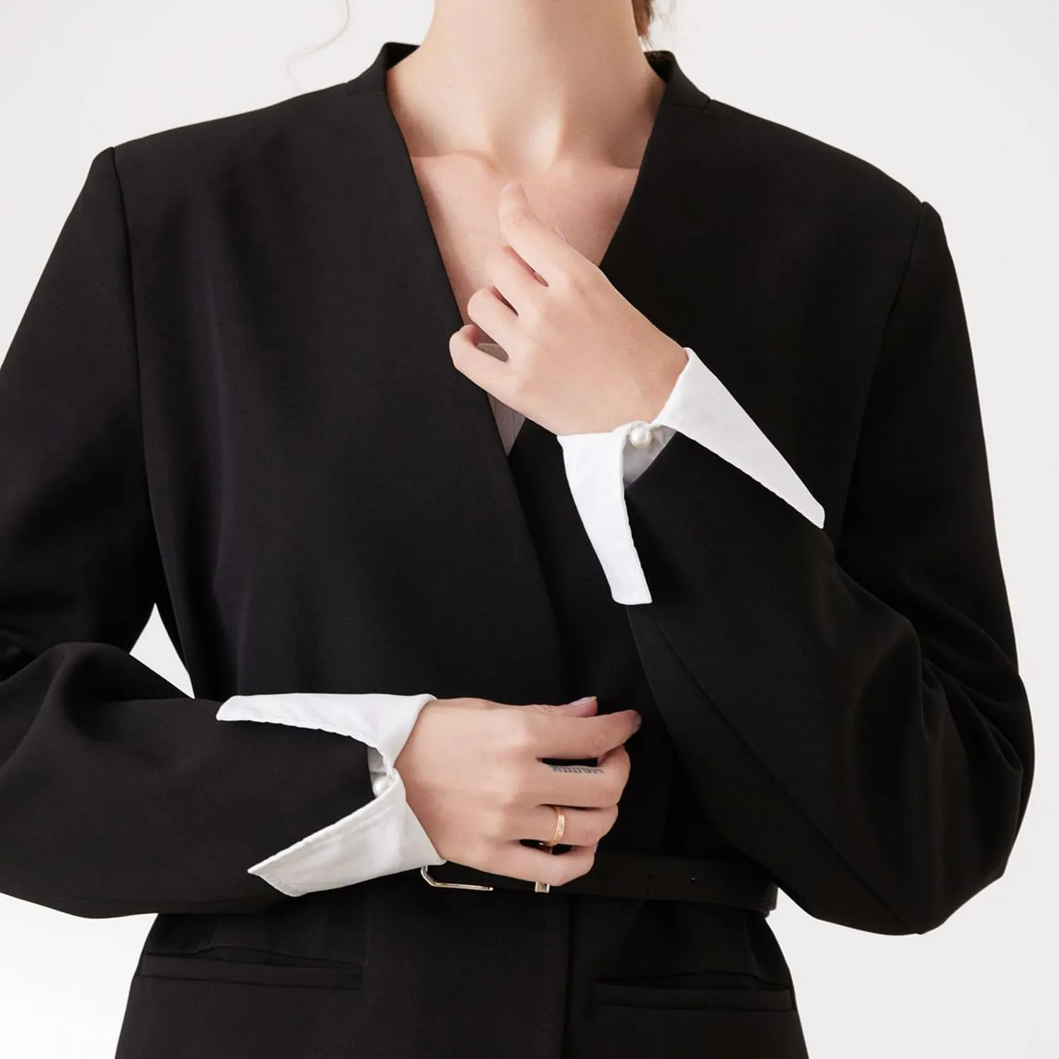 Women False Sleeves Wrist Cuffs Detachable Sleeve Cuffs False Sleeves for Sweater Blouse Shirt Fake Sleeve Cuffs