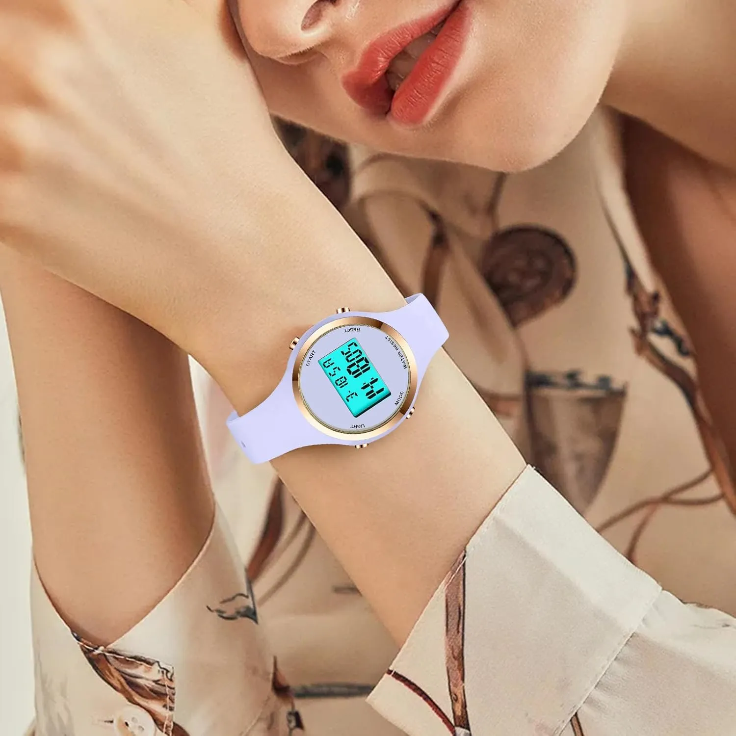XCZAP Outdoor Sport Watches Alarm Clock 5Bar Waterproof LED Digital Watch